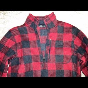 North Face 1/4 zip jacket Men’s Medium